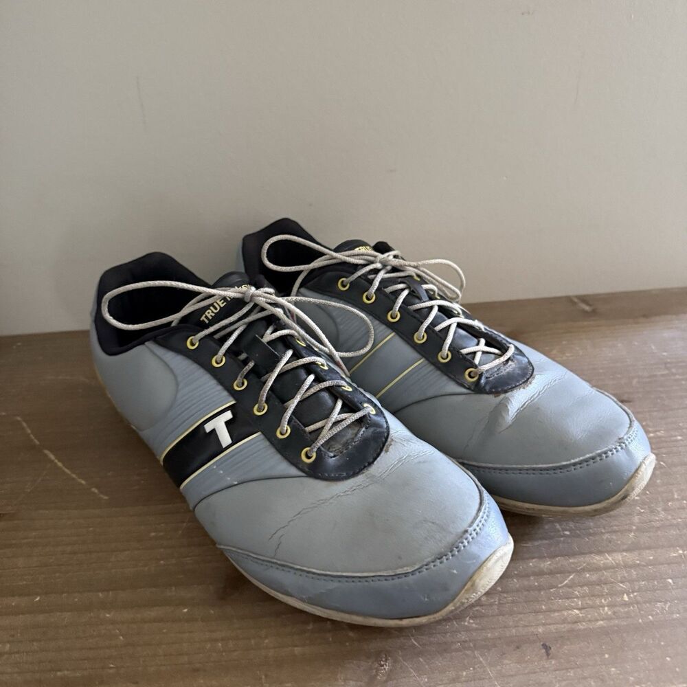 True Linkswear Men's True Motion Zero Drop Barefoot Golf Shoes Gray Size 10